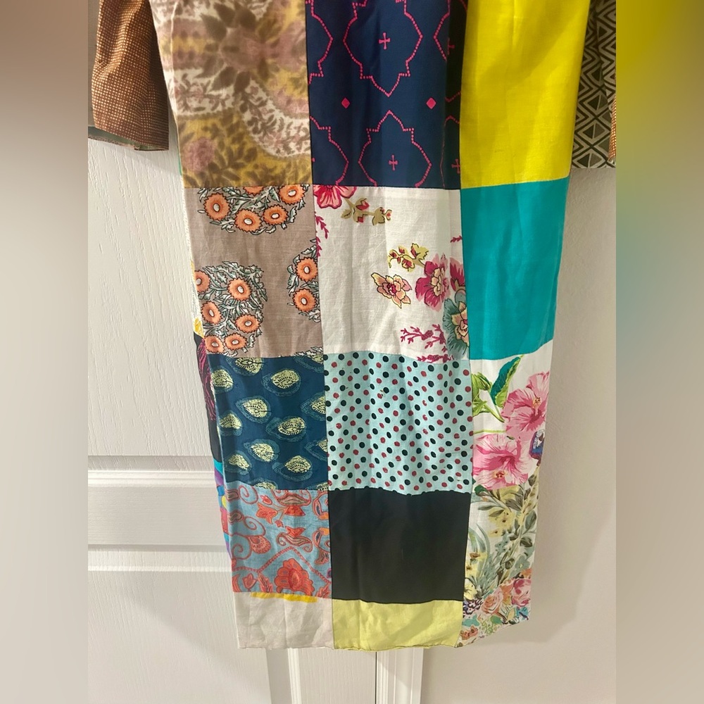 Patchwork Multicolor Boho Tunic - image 5